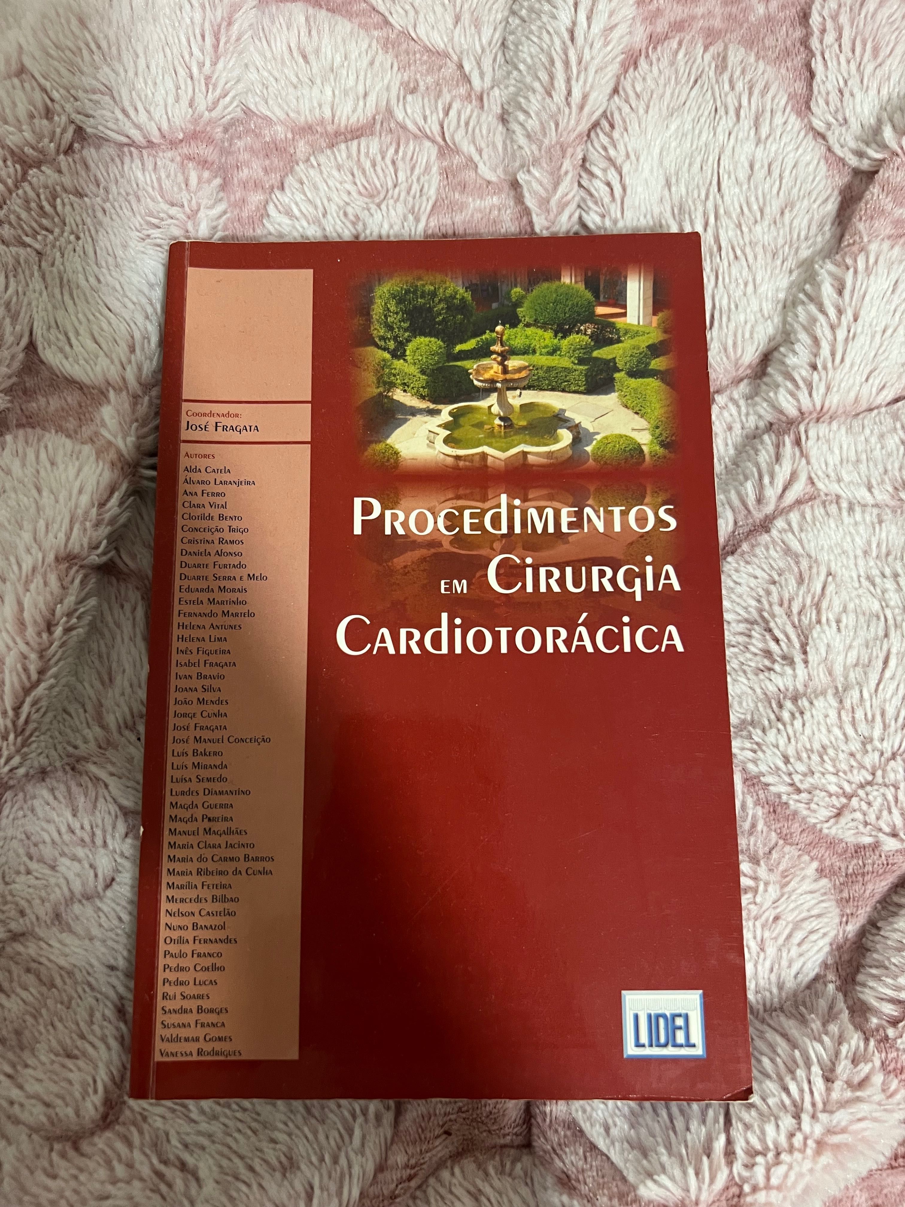 Livro “ procedimentos Em Cirurgia cardiotoracica”