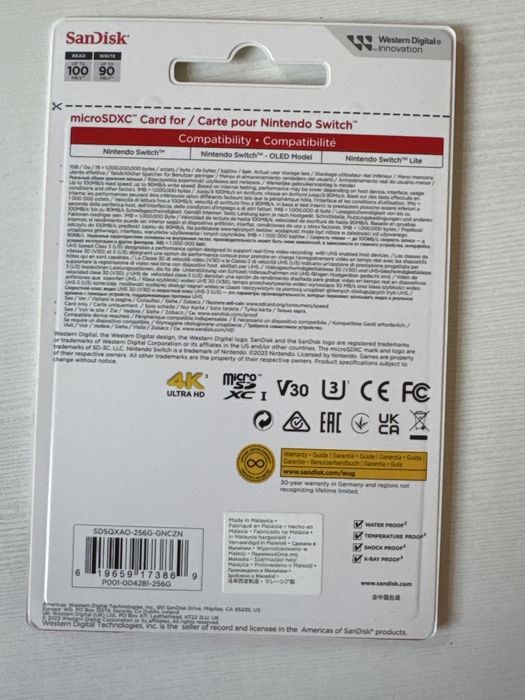 Karta 256GB Nintendo switch