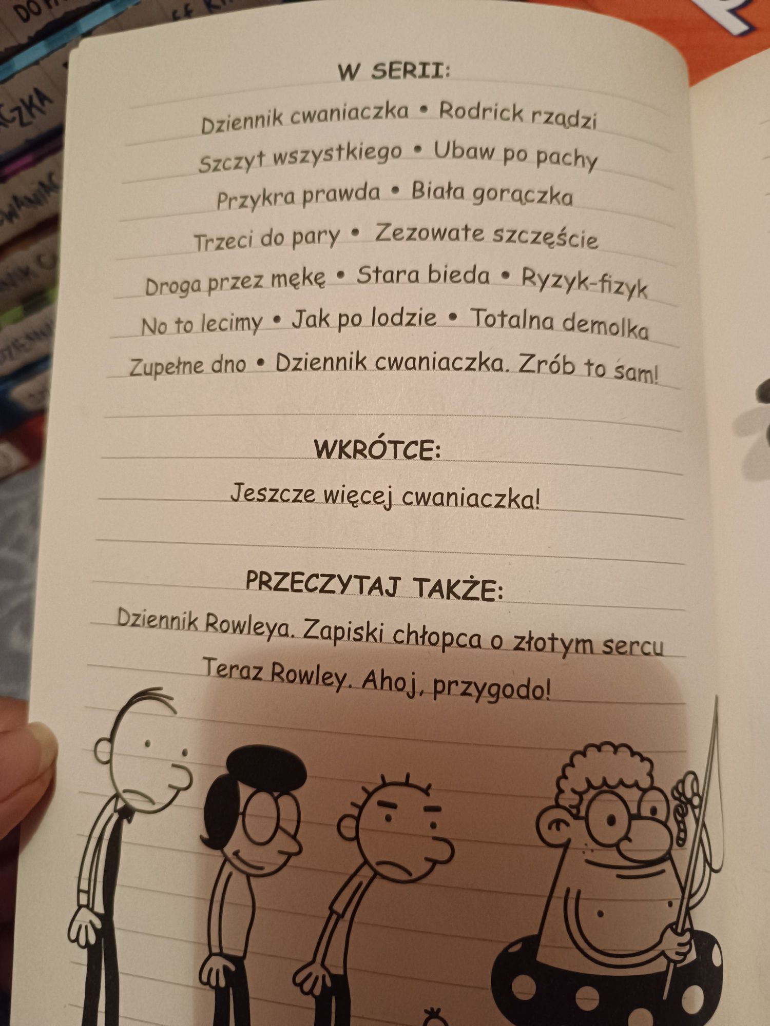 Dziennik Cwaniaczka Jeff Kinney 17 tomów