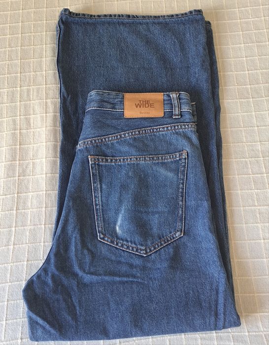 Calças ganga Berska - Wide Leg -  Tam 38