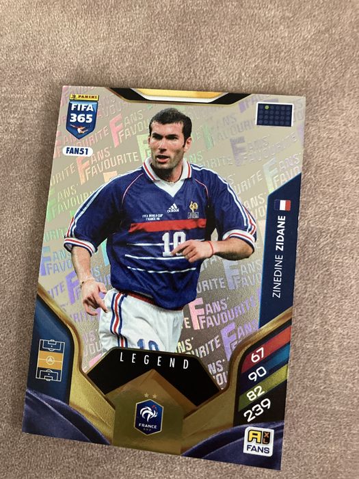Karta Zinedine Zidane