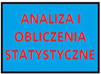 Analiza statystyczna i obliczenia statystyczne w SPSS i Statistica.
