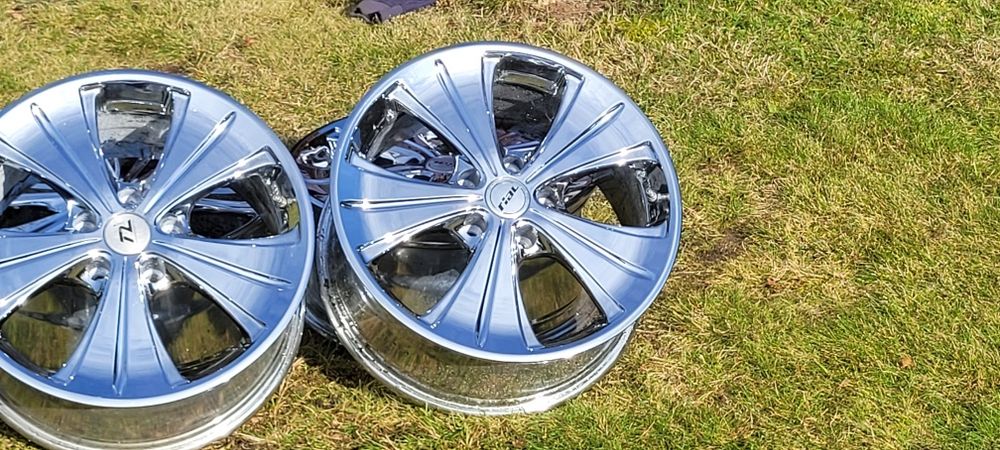 Rial 17" 5x114,3 Chromowane Chrom Honda Toyota Renault Nissan Lexus