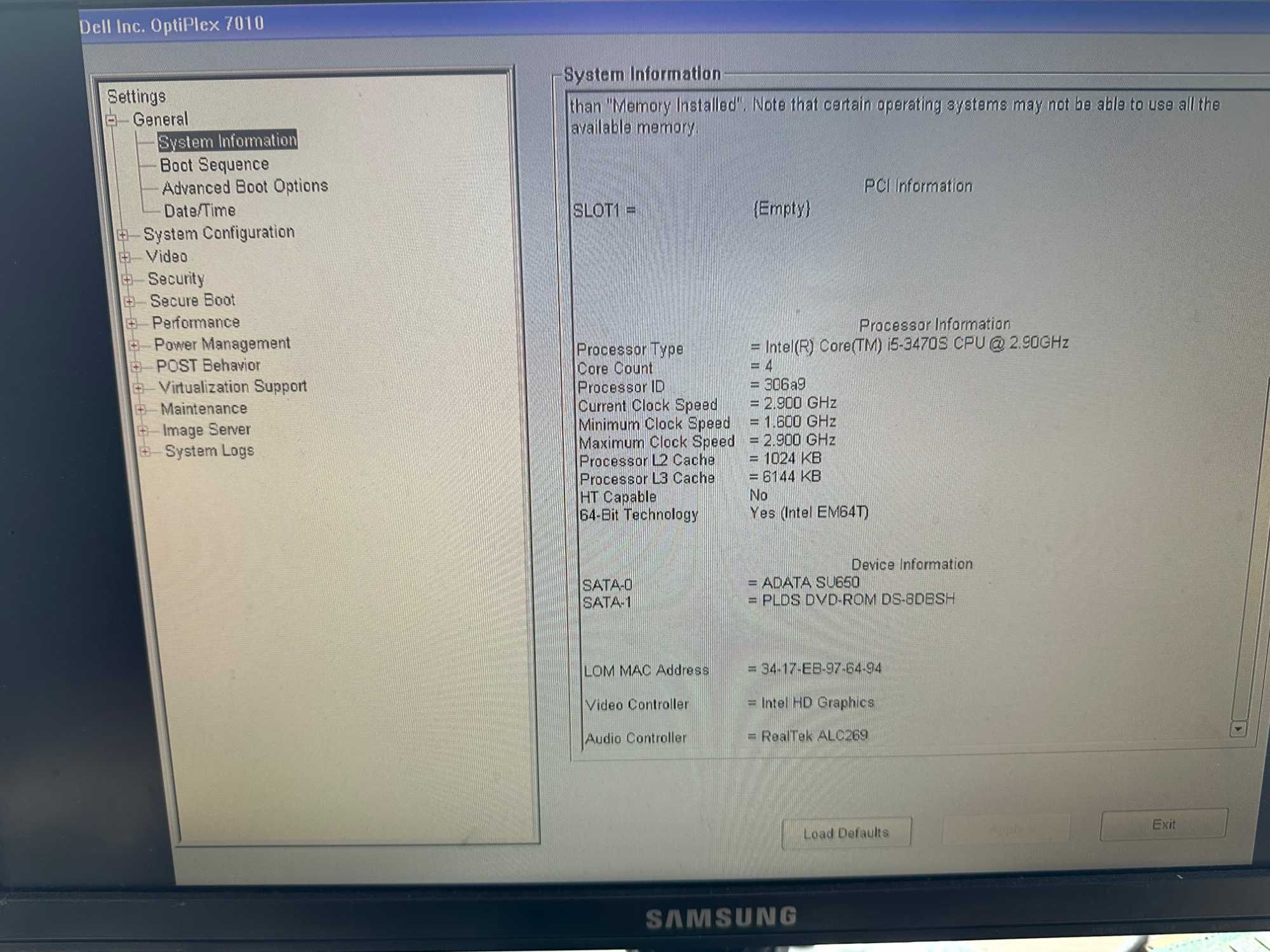 Системний блоки Dell OptiPlex 7010 i5-3470S DDR3 8Gb s1155