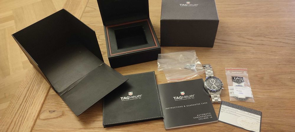 Piękny TAG Heuer Carrera Calibre 16 CV2010.BA0794