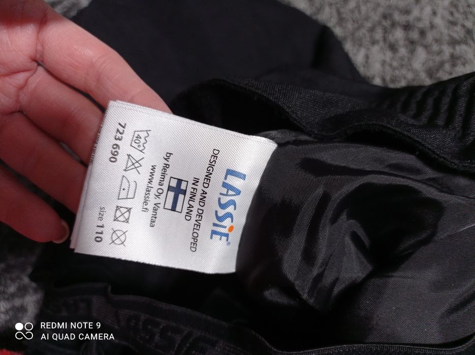 Новые зимние штаны полукомбинезон lassie от reima р 110