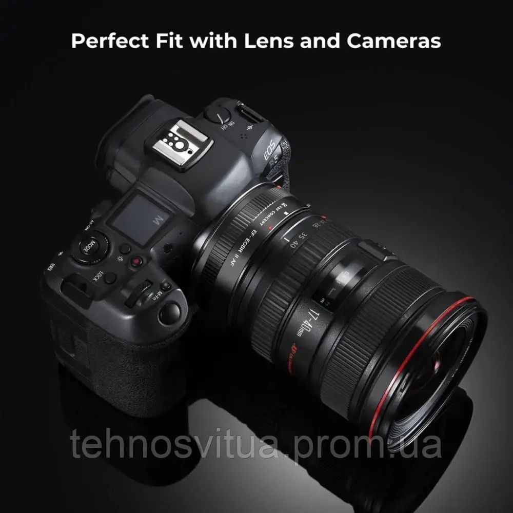 Адаптер K&F Concept для объектива Canon EF EF-S на камеру EOS R/RF RP