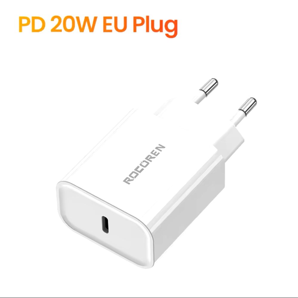 Зарядное устройство Rocoren PD 20W GaN / Зарядний пристрій Rocoren