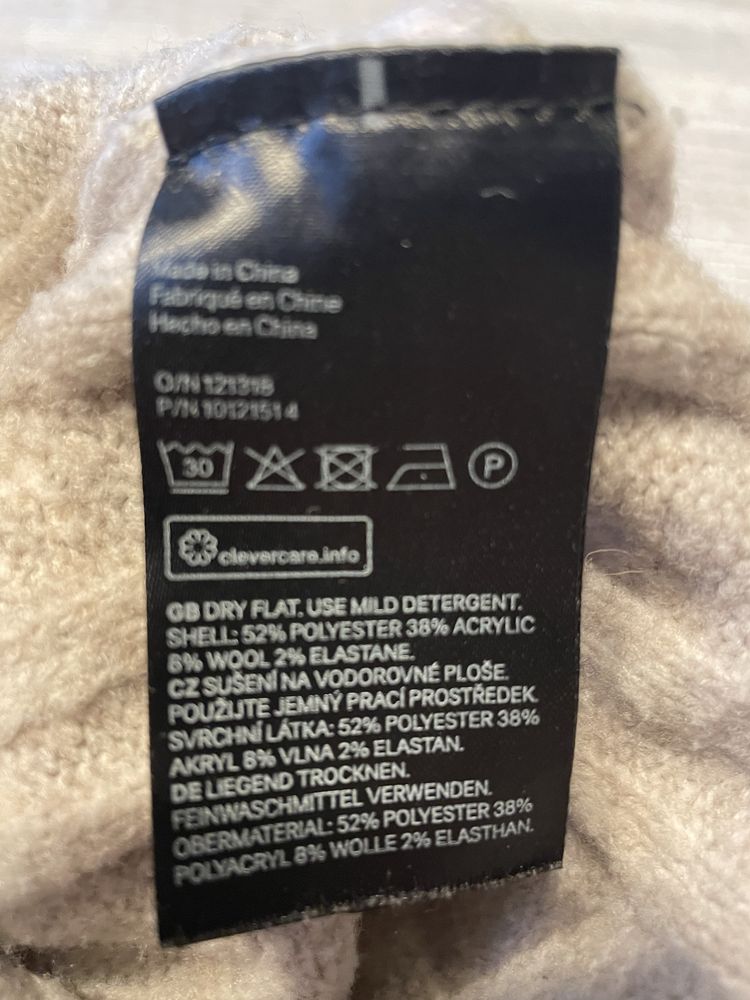 Sweter damski/dziewczęcy H&M, oversize, rozm. XS