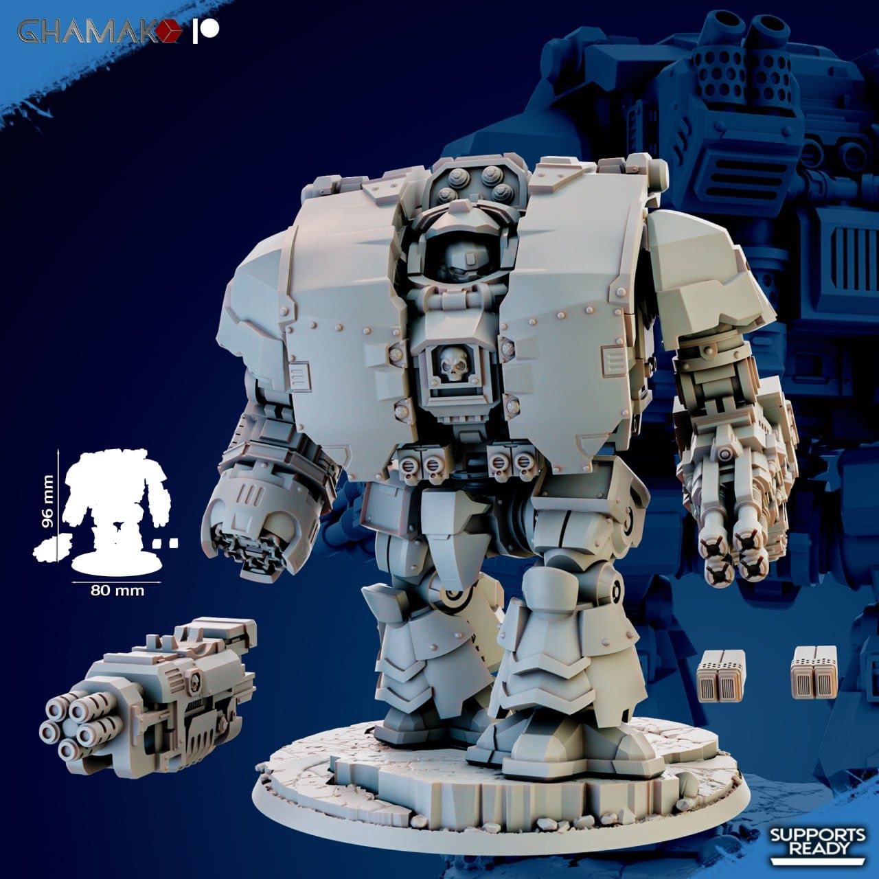 WARHAMMER 40000 3д друк 3d Вархамер Космодесант фотополімерний мініатю