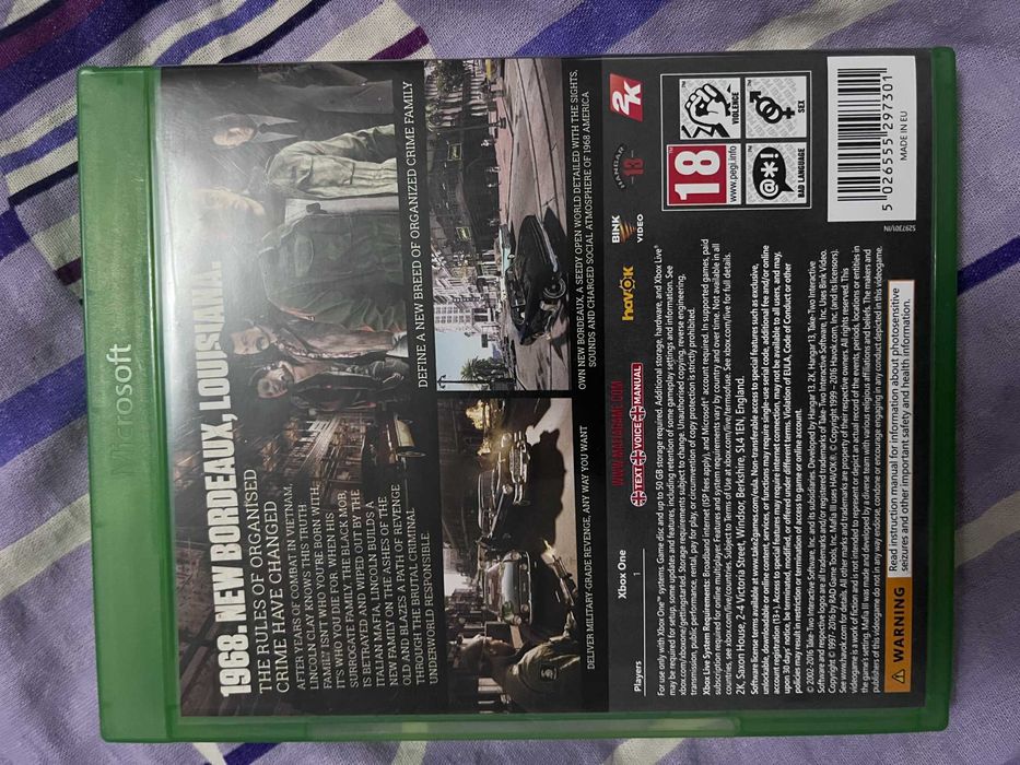 Mafia III Xbox One