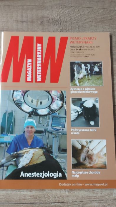 Magazyn weterynaryjny styczeń- maj 2013