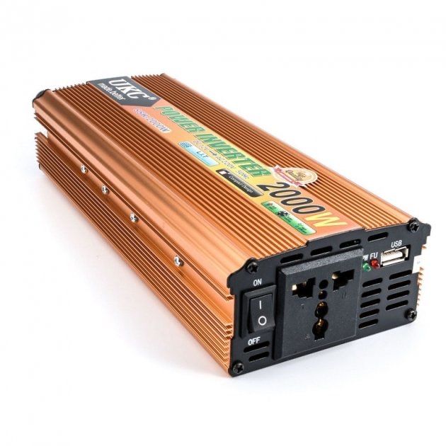 Універсальний перетворювач напруги (Інвертор) 12V-220V 2000W AC/DC SSK