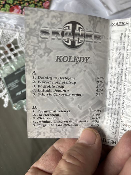 Disco polo Skaner Kolędy kaseta audio