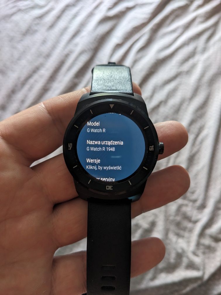 Smartwatch LG G Watch R. Okazja. Super stan