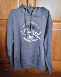 Hoodie Madrid cinzento/azulado Safon - novo