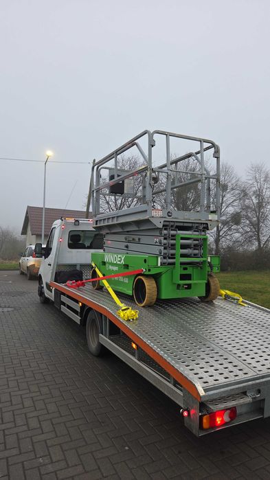 Podnośnik nożycowy elektryczny 10m wynajem