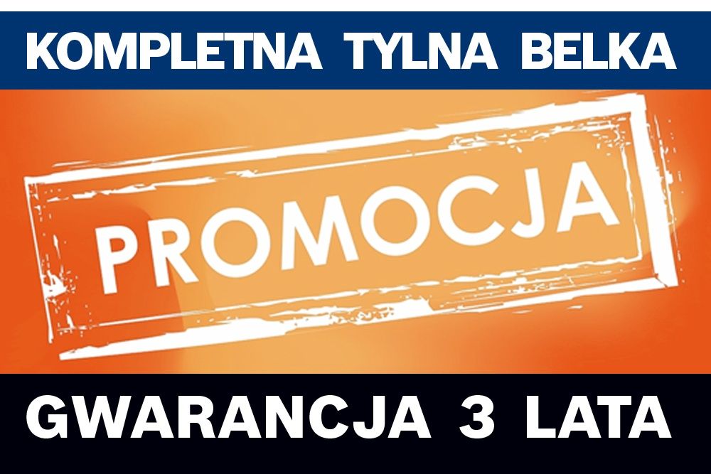 PROMOCJA Tylna belka oś Peugeot Partner - 3 lata gwarancji