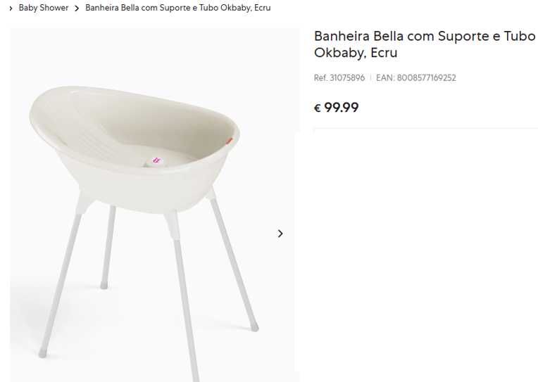 Banheira de Bebé (com suporte) – OKBABY