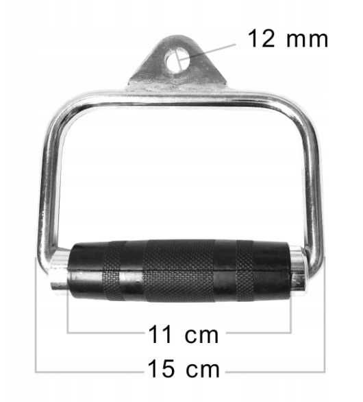 2 x Uchwyt do wyciągu atlasu pojedynczy gumowy stalowy
