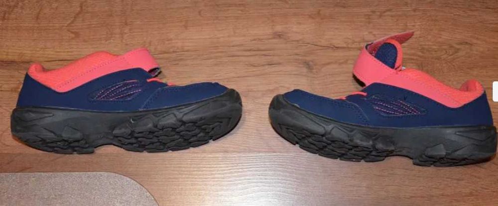 34 Buty turystyczne dla dzieci Quechua MH100 niskie, rozmiar 34