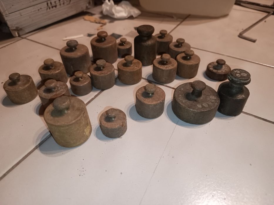 Odważniki mosiężne