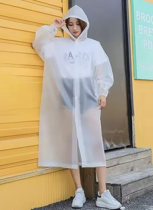 Дощовик + чохли на взуття водонепроникні дождевик чехлы білий прозори