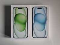 Iphone 15 256GB zielony niebieski ZAPLOMBOWANE green blue bez blokad