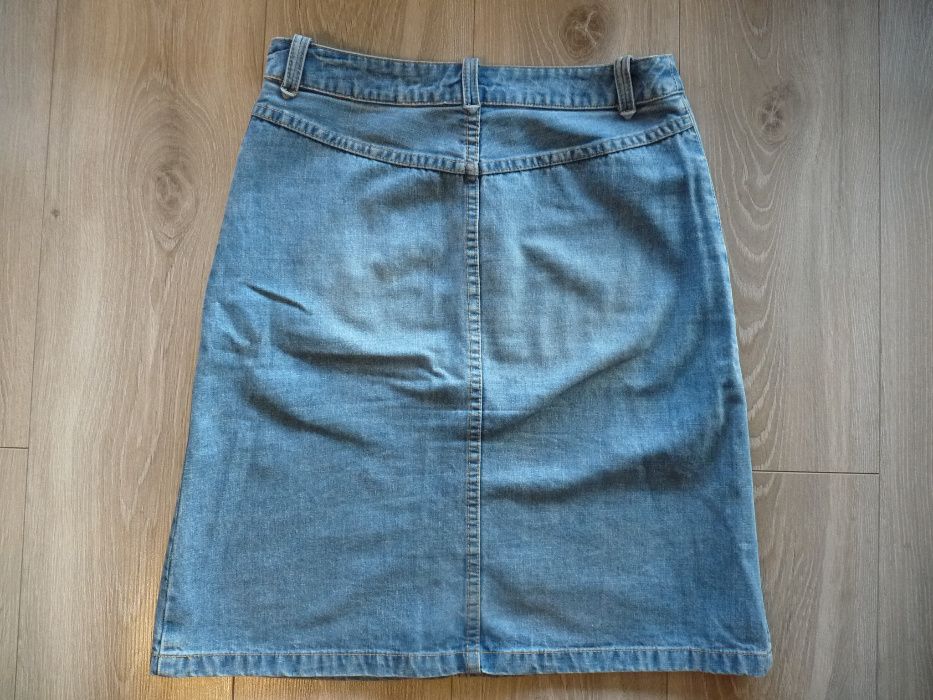 Spódnica jeansowa H&M z wysokim stanem