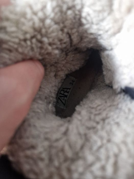 Zara зимові черевики 34 р