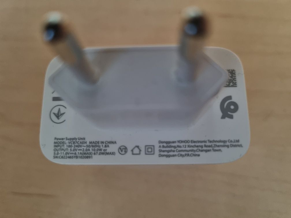 Ładowarka Supervooc 67W (bez kabla)
