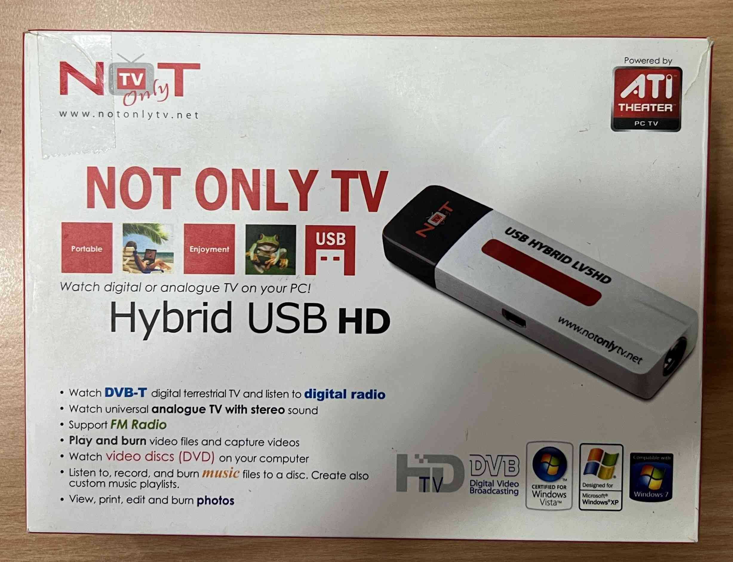 USB Hybrid telewizja i radio cyfrowe - DVB-T