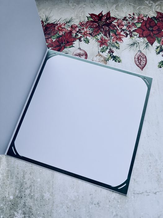 Kartka z kopertą  Bałwanek świąteczna ręcznie robiona