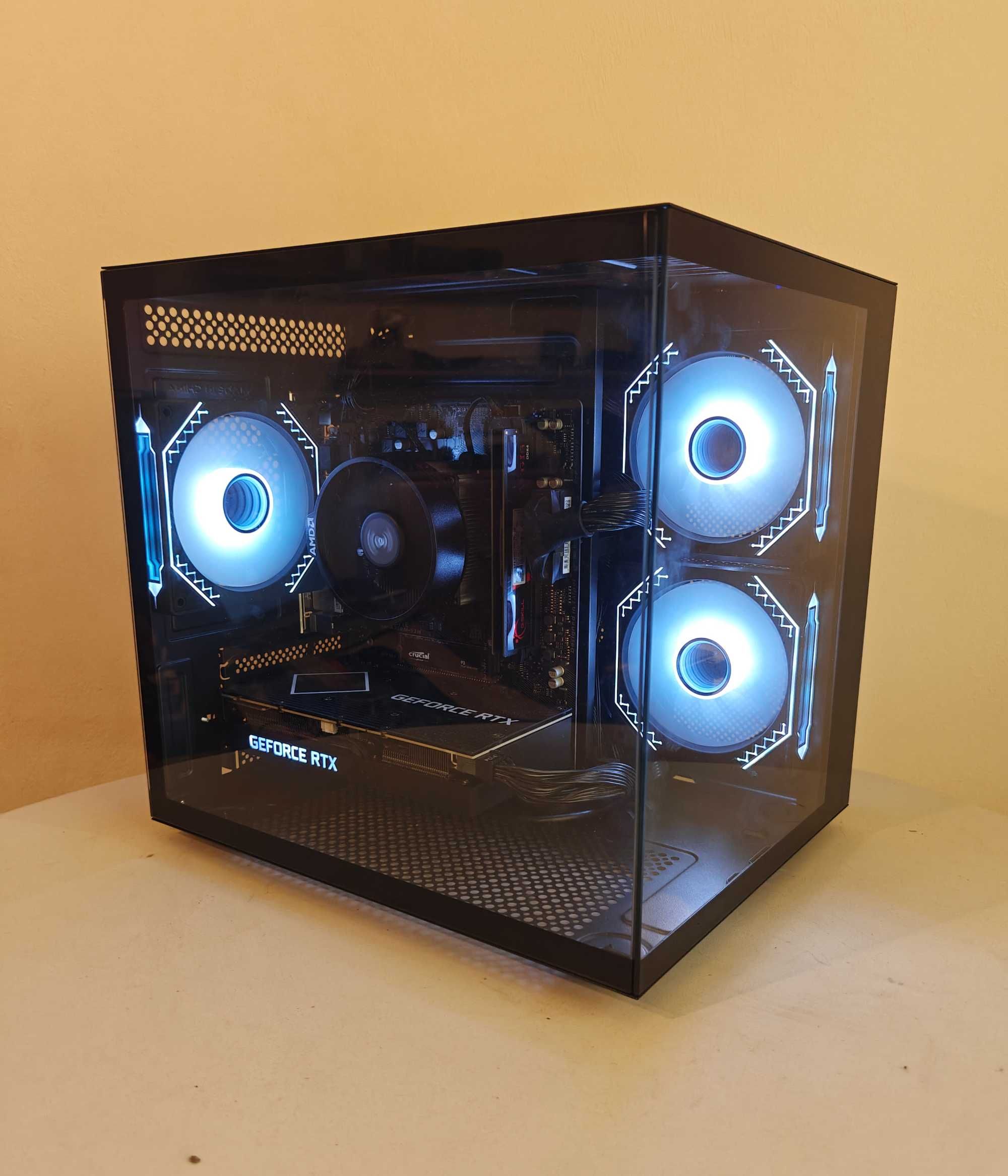 Komputer do gier Ryzen 5500/ RTX 3060TI/ 500GB Nvme/ RGB