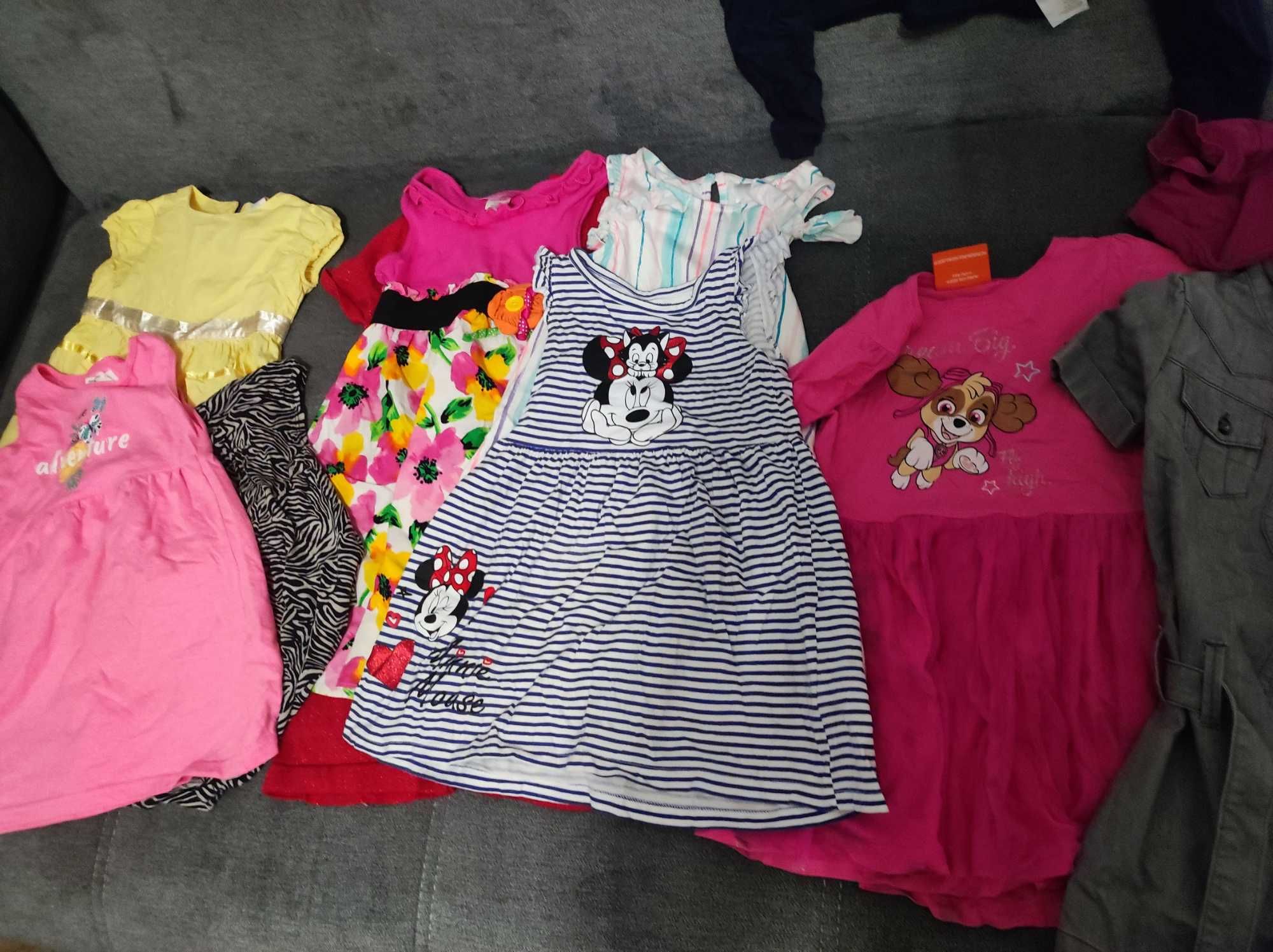 Mix paczki 110-116 cm dziewczynka ubrania