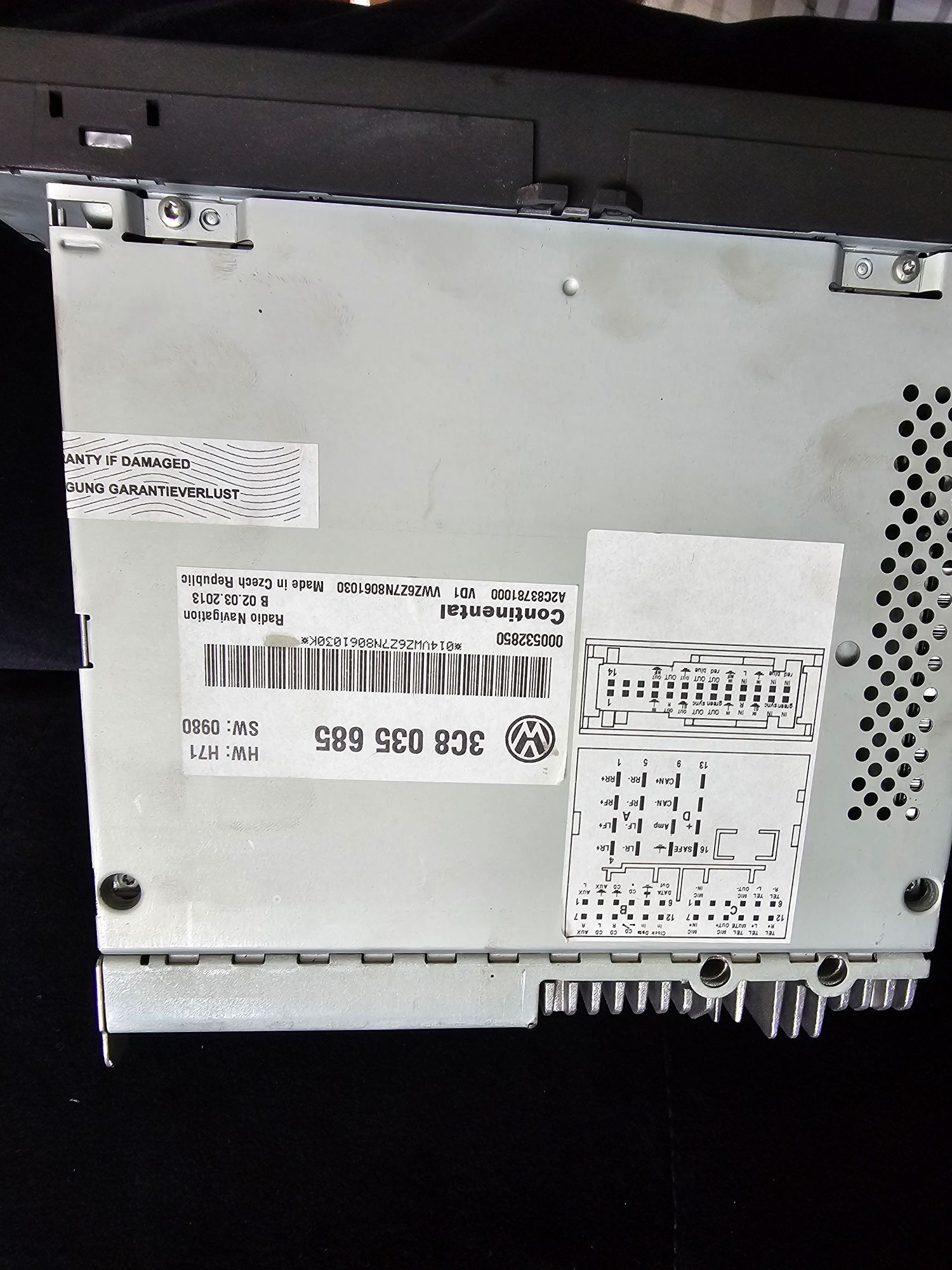 Radio rns 515 volkswagen Delphi 3c8