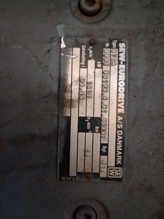 Motoreduktor Sew 2.2kW obroty wyjściowe 14obr