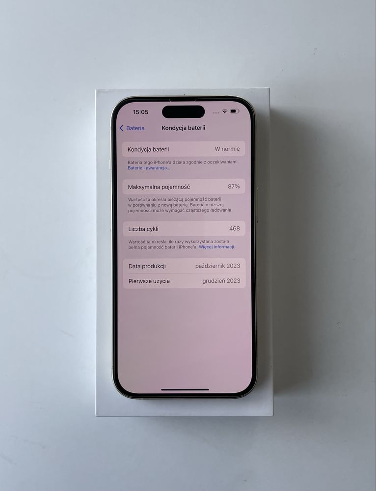 iPhone 15 128GB Yellow – Stan bardzo dobry