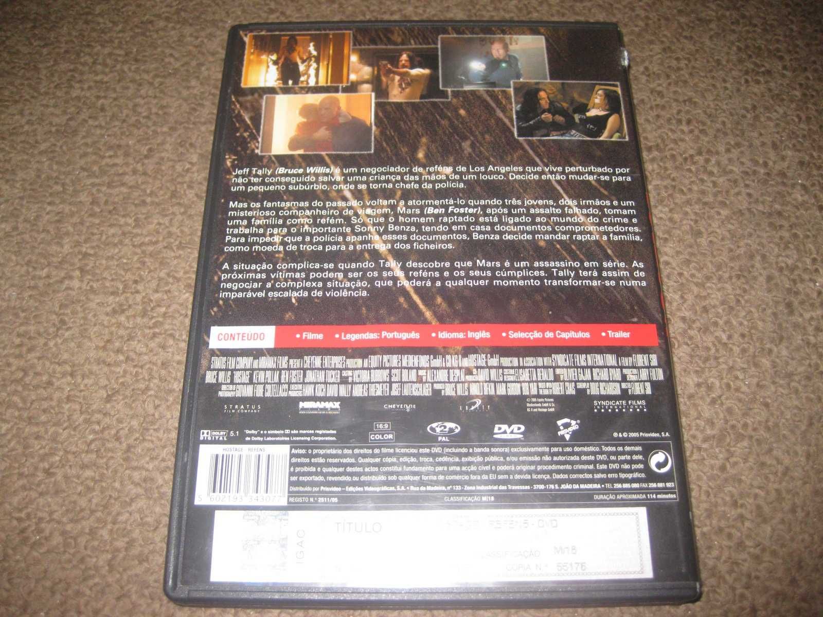 DVD "Hostage- Reféns" com Bruce Willis