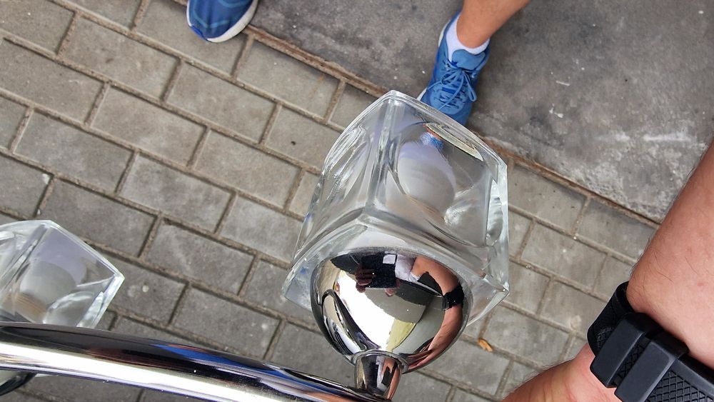 Lampa chrom z żarówkami led