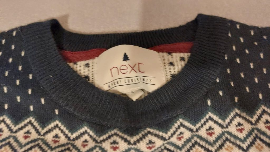 Sweter świąteczny skandynawski nord r S