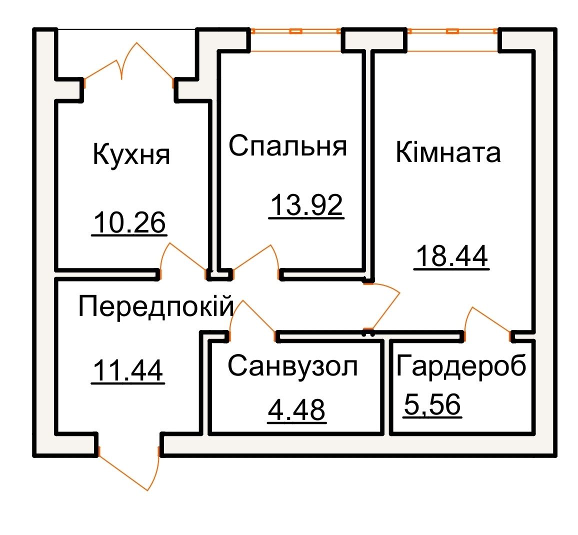 2-к. Кв на Левандівці, Новобудова.