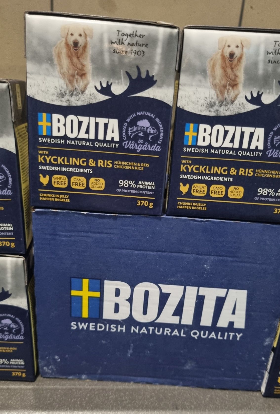 Bozita w galarecie dla psa ,12 x 370 g(24) Kurczak i ryż