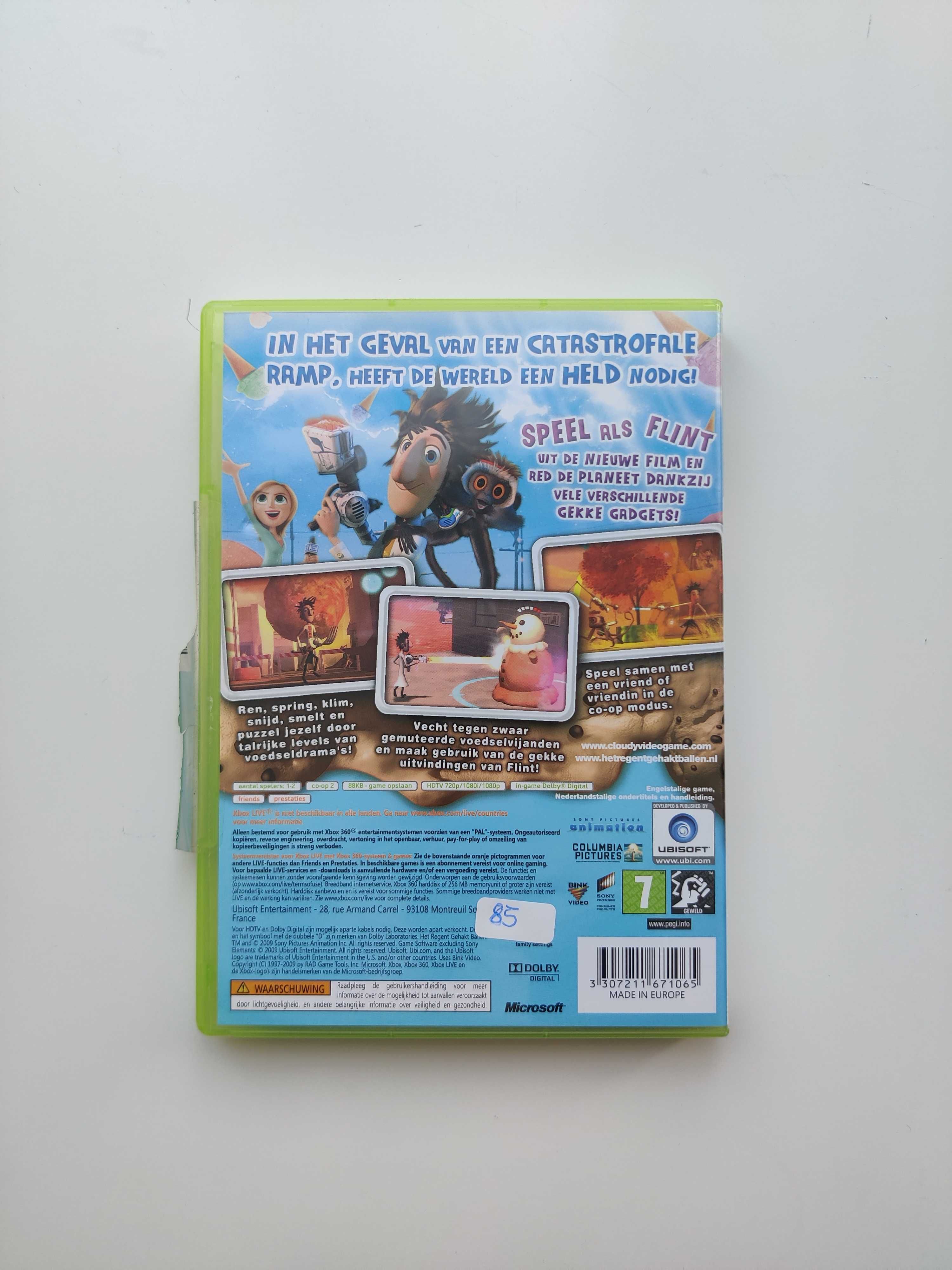 Gra Xbox 360 / Xbox360 - Klopsiki i inne zjawiska pogodowe (ANG)