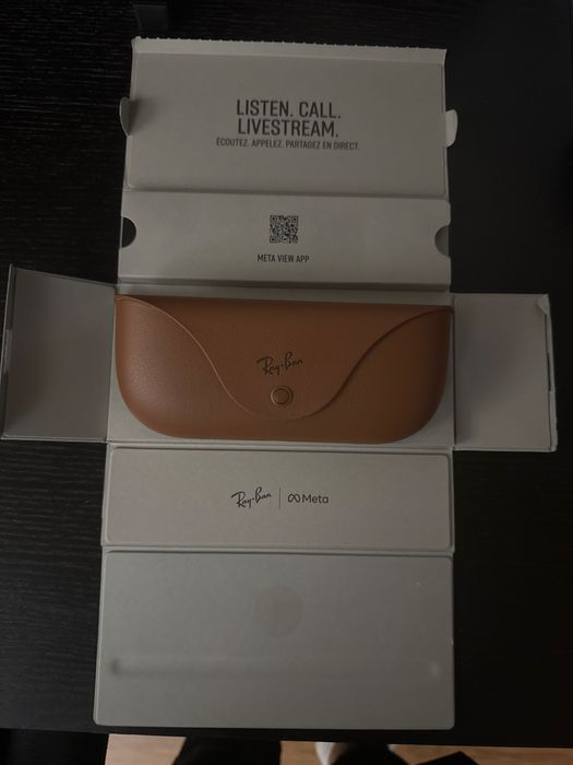 Meta ray ban wayfarer transparente