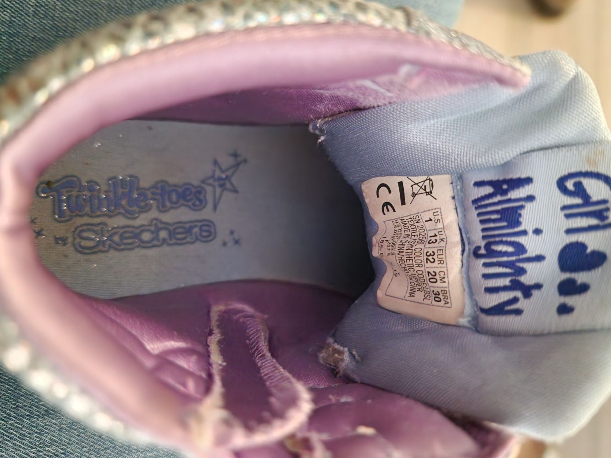 Ténis bota menina skechers