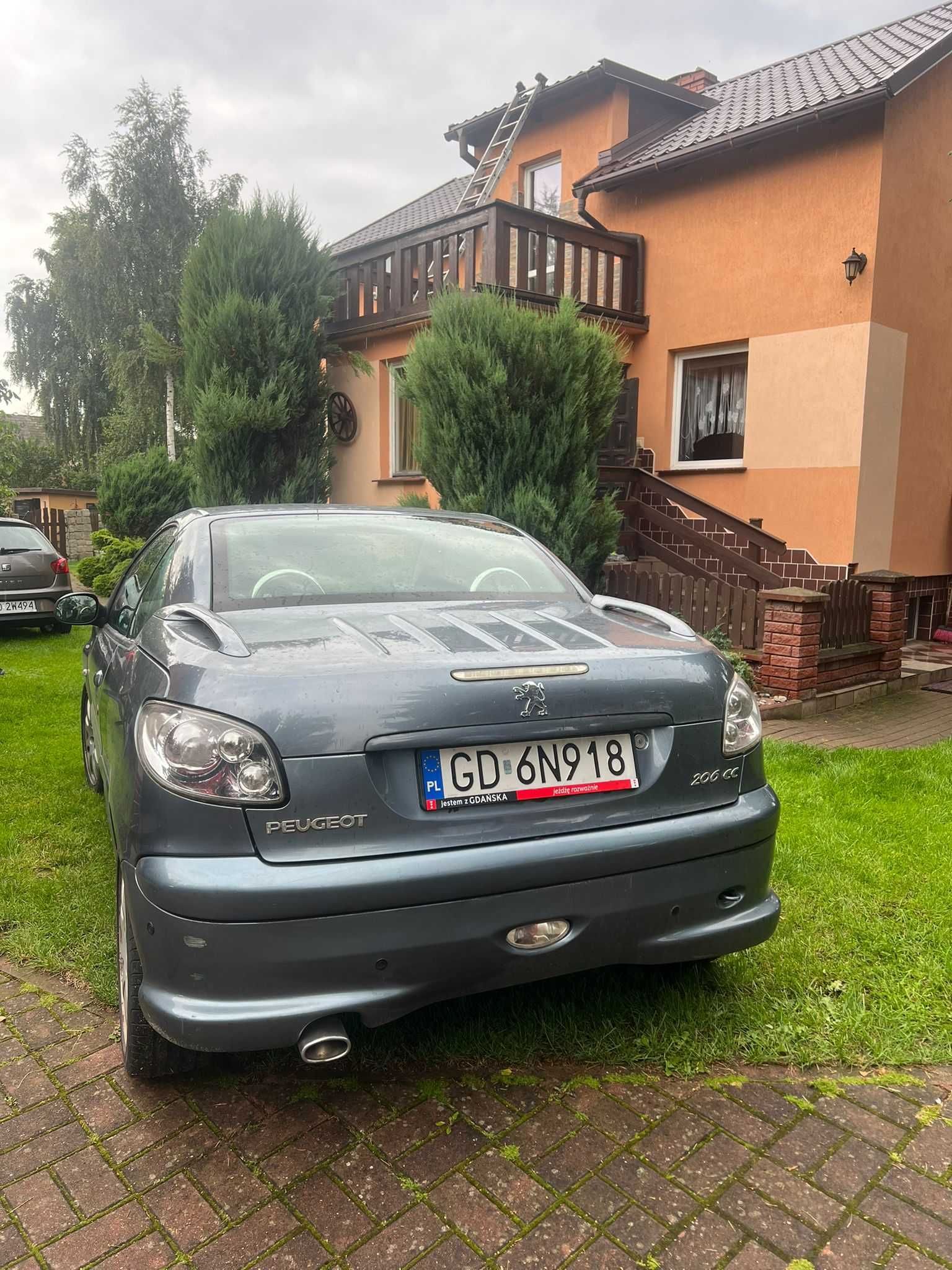 Peugeot 206CC 2005r. 1.6 diesel