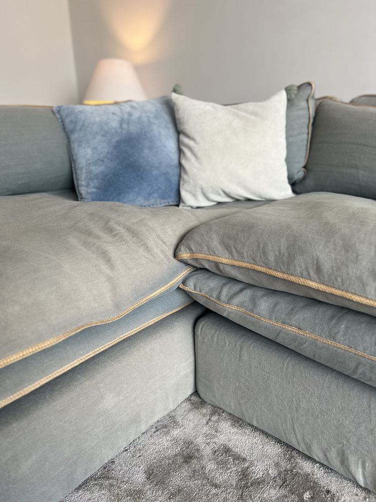 Narożnik sofa Miloo Home z 100% puchem - odbiór wlasny do 17.03.24