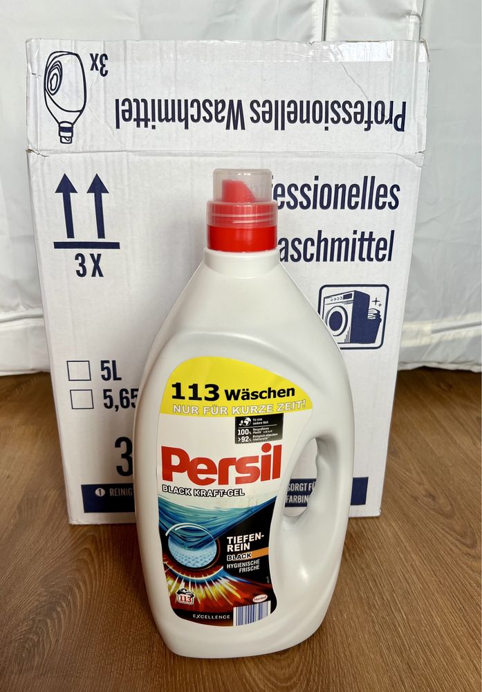 3x Persil do czarnego mocny żel do prania 5,65 litra Henkel