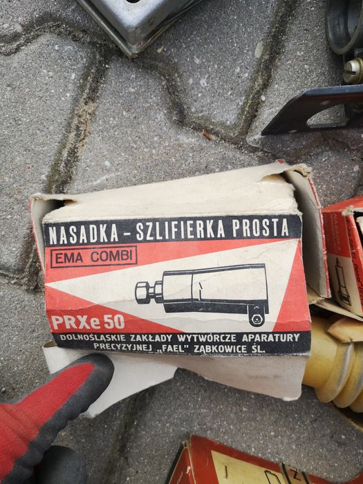 Zestaw narzędzi nasadek do celma wyprzedaż garażowa PRL